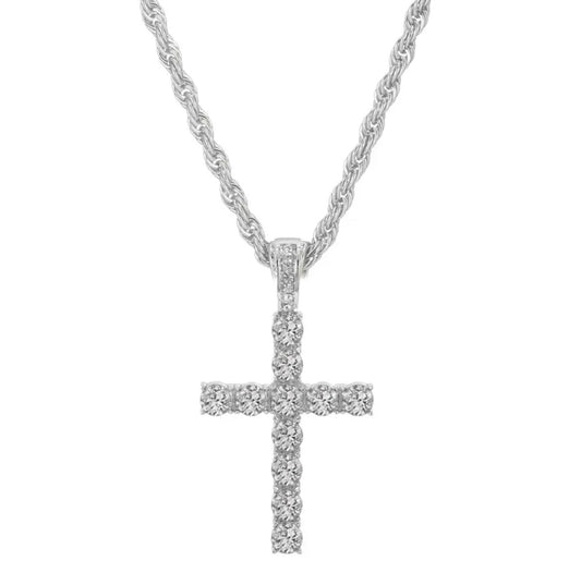 Blinged out cross