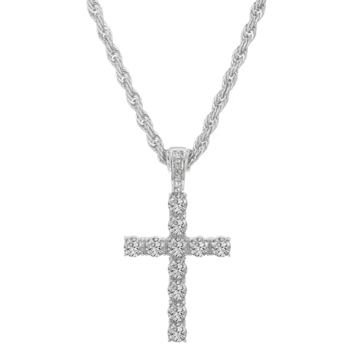 Blinged out cross